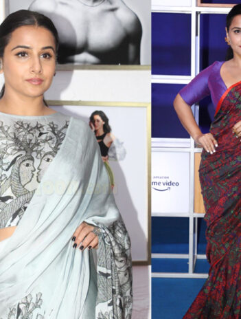 10+ Vidya Balan Beautiful Looks in Sarees