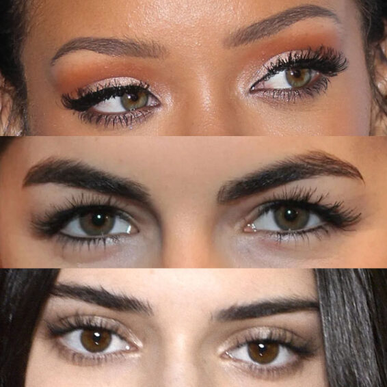 12 different types of eyebrow shape images