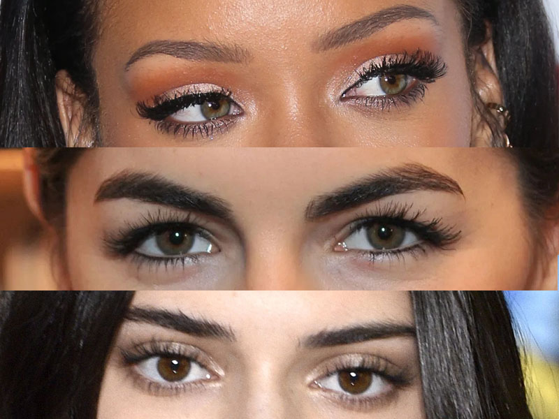 12 different types of eyebrow shape images