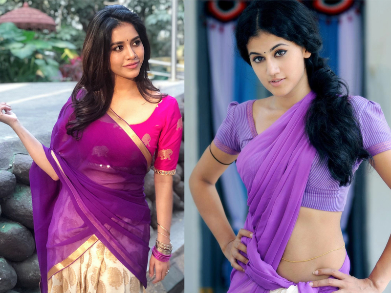 15 Super Hot Photos of Telugu and Tamil Actresses in Half Sarees