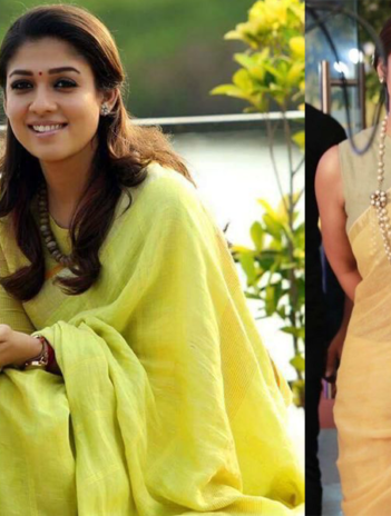 Amazing Photos of Nayanthara in Saree - The Unseen Look