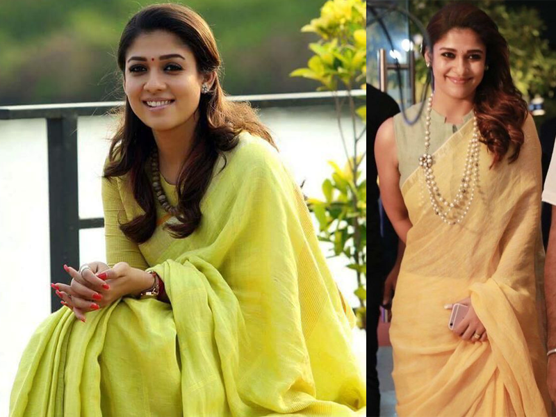 Amazing Photos of Nayanthara in Saree - The Unseen Look
