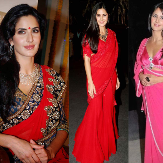 Katrina Kaif's Beautiful Look in Saree - Unseen Photos