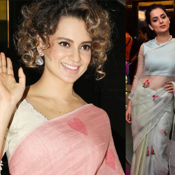 Stunning look of Kangana Ranaut in Saree collection with images