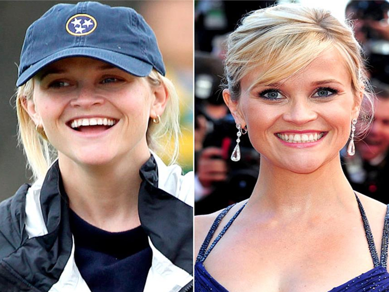 10 Photos of Reese Witherspoon Without Makeup