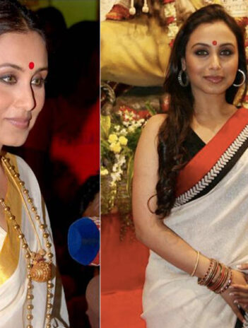 9 Pictures of Rani Mukherjee in Saree