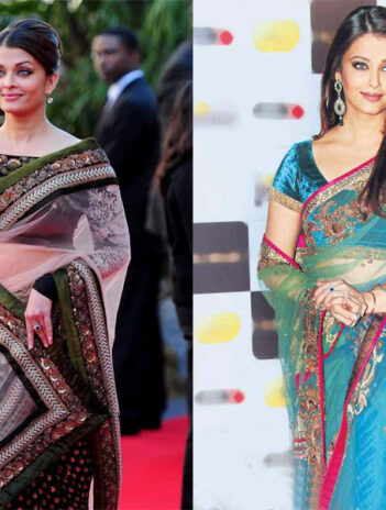 Aishwarya Rai Never Seen in Saree