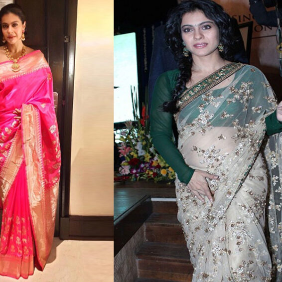 Captivating Photos of Kajol in Sarees - Evergreen Collection