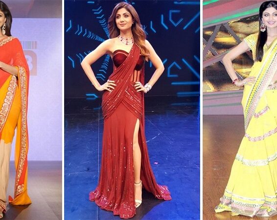 Shilpa Shetty's 15 Gorgeous Looks in Sarees