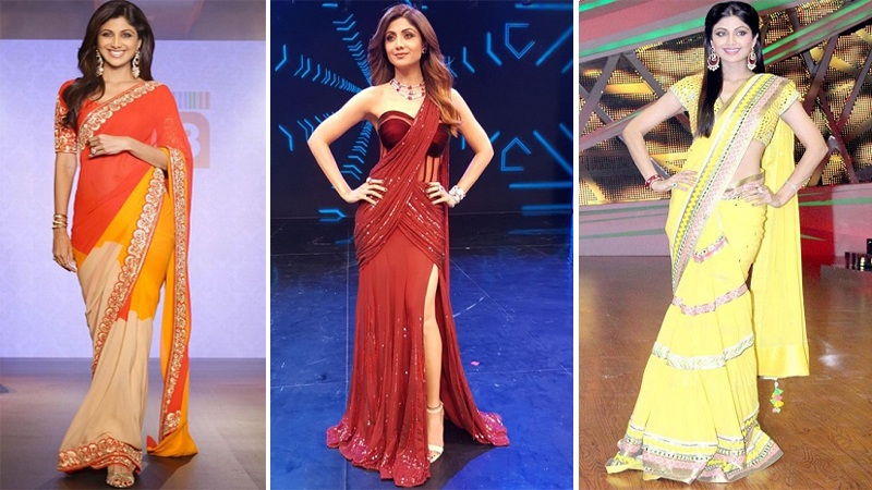 Shilpa Shetty's 15 Gorgeous Looks in Sarees