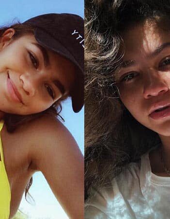 Top 15 Zendaya Photos Without Makeup